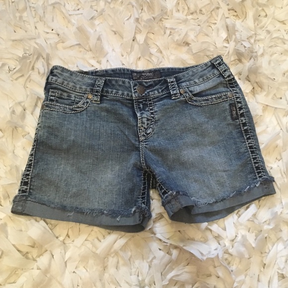 Silver Blue Jean shorts