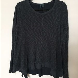 Anthropologie 'Left of Center' Grey shirt