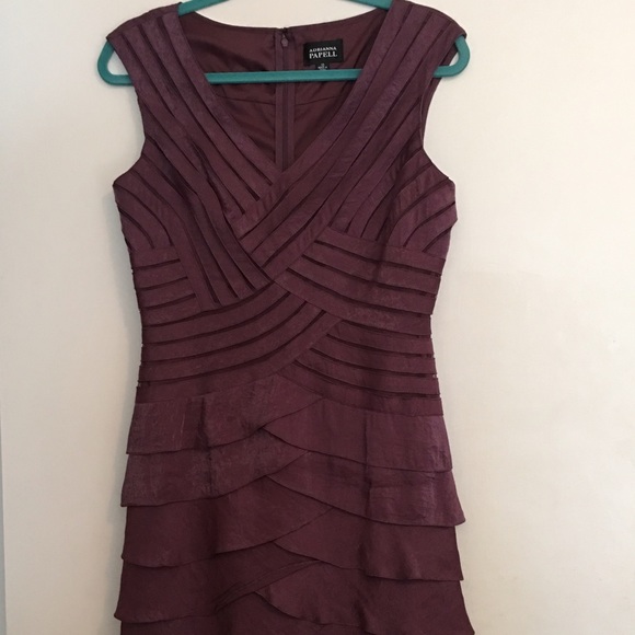 Adrianna Papell purple cocktail dress!