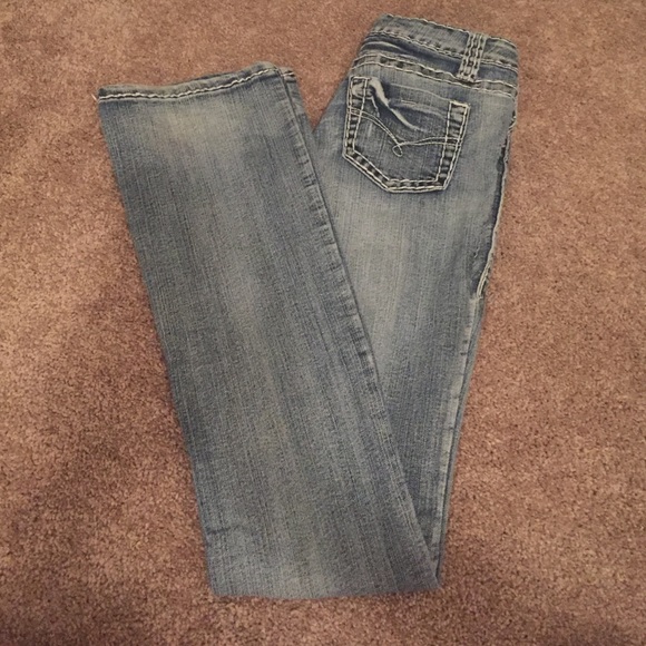 Blue asphalt jeans. Size 0L.