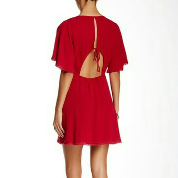 LUSH Cutout Back Scalloped Dress - Picture 3 of 4