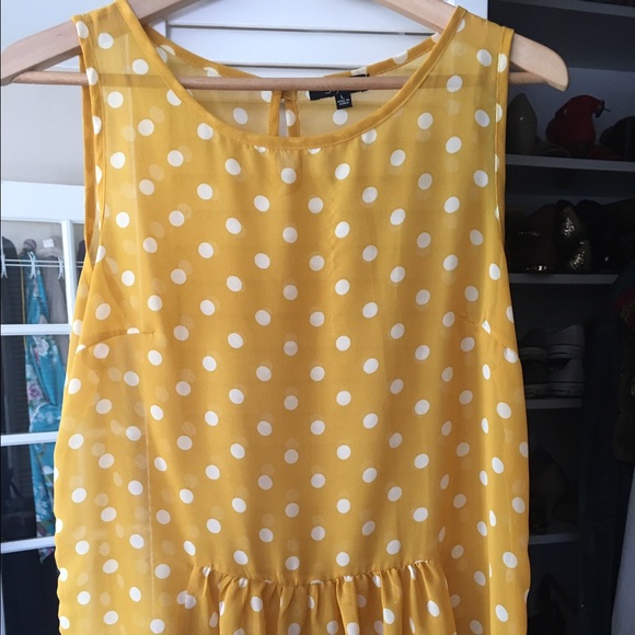 Soprano polka dot peplum top - Picture 1 of 3