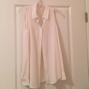 Cold shoulder blouse