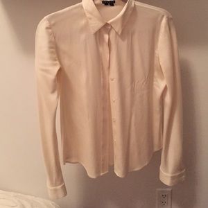 Theory cream button down
