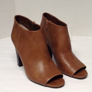 Peep Toe NINE WEST Boots Booties Heeled Size 11