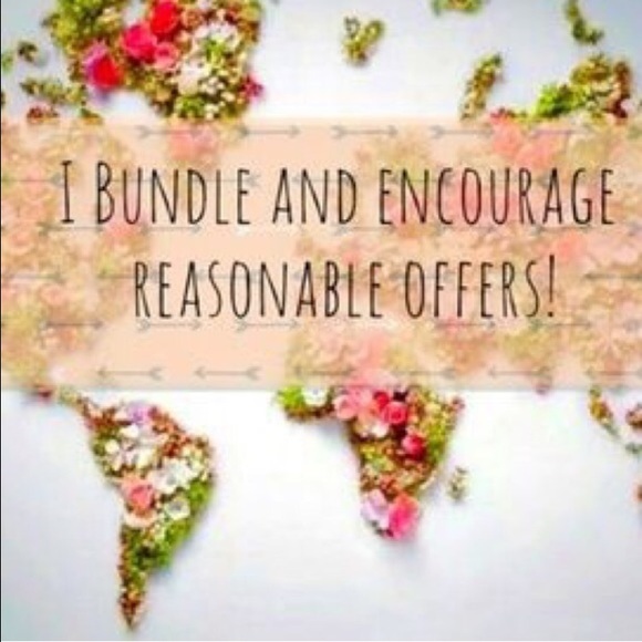 I love bundles and reasonable offers!