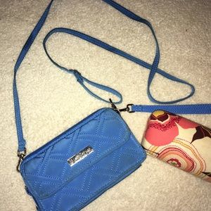 Cobalt Blue Vera Bradley Crossbody/glasses case