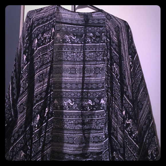 Plus size Elephants 🐘 print Kimono