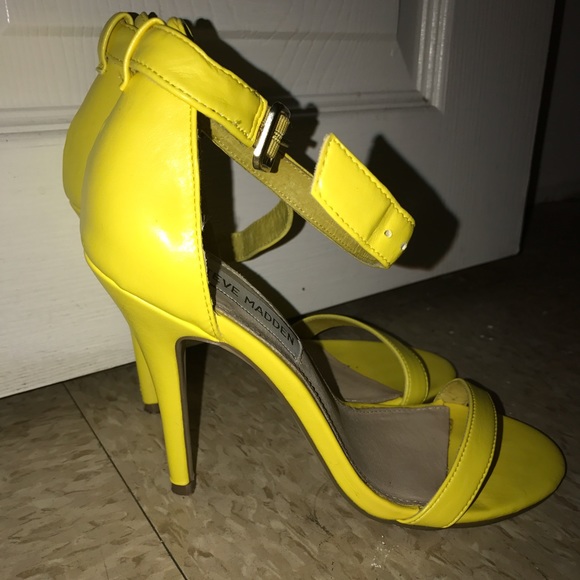 Yellow Strappy Sandals