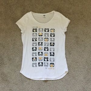 A LID SIZED owl t-shirt