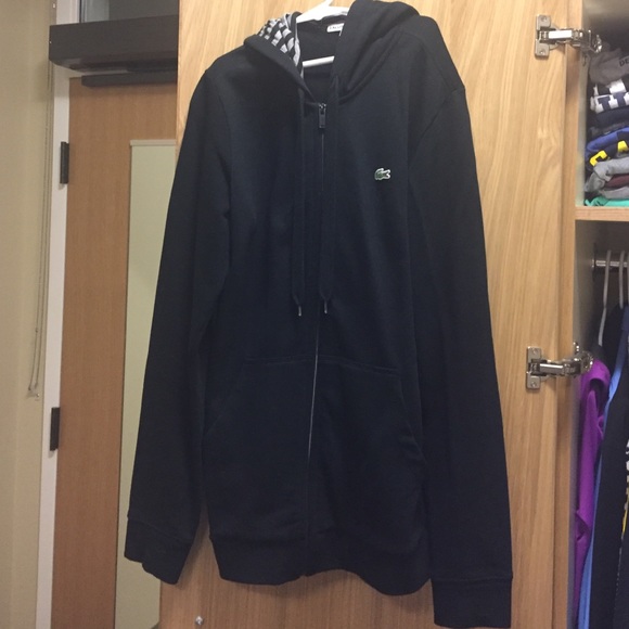 Lacoste zip up hoodie