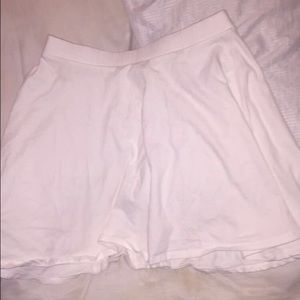 Forever 21 white skater skirt