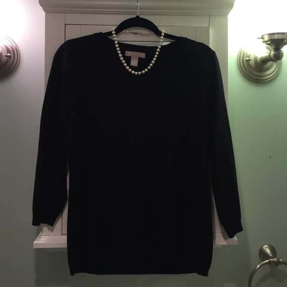 Black Lace Sweater