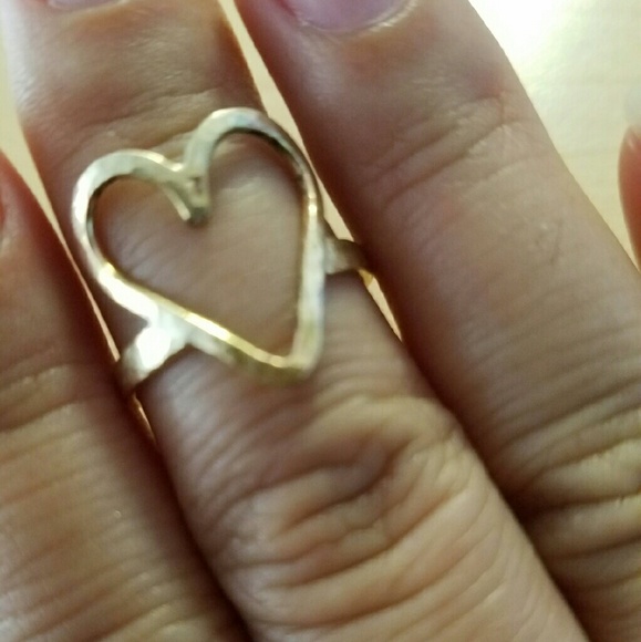 Gold filled heart ring