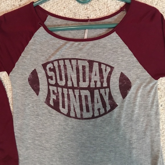 Sunday funday football shirt