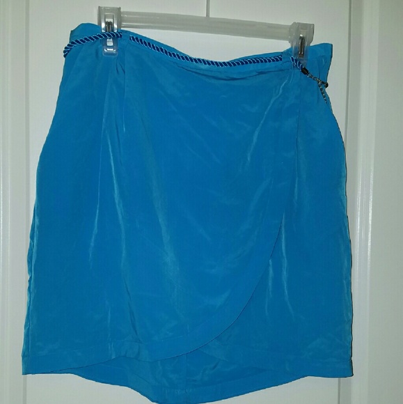 Blue miniskirt