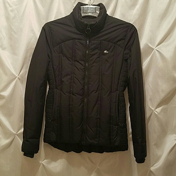 PRICE DROP ! Black Lacoste puffer coat