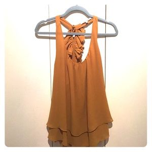 Gold tank top