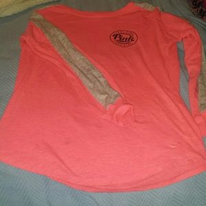 Pink campus tee