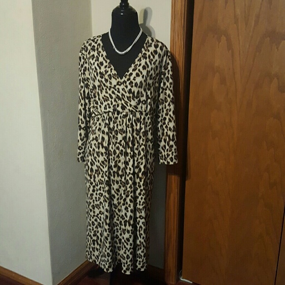Chico's leopard print dress