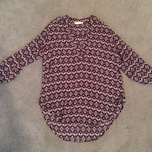 Nordstrom Lush Tribal Top XS
