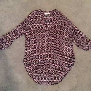 Nordstrom Lush Tribal Top XS