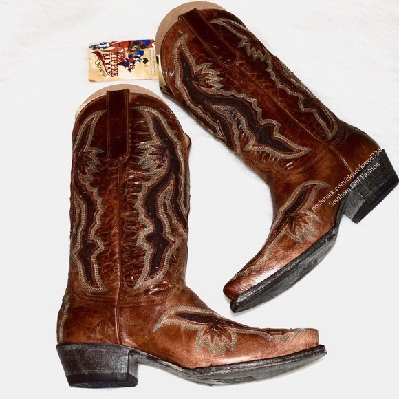 OLD GRINGO Boots Embroidered Western Cowgirl Shoes - Picture 3 of 4