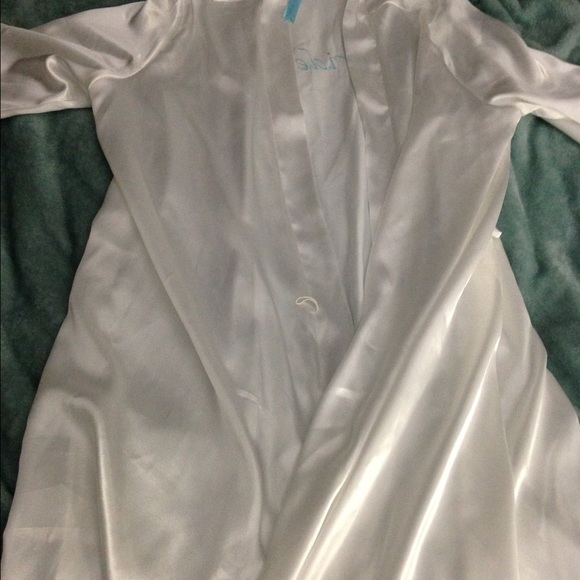 "Bride" satin robe