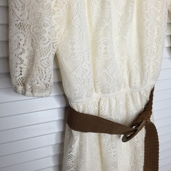 delia's Dresses - Delia's Crochet Lace Peasant Dress delia's Dresses - Delia's Crochet Lace Peasant Dress