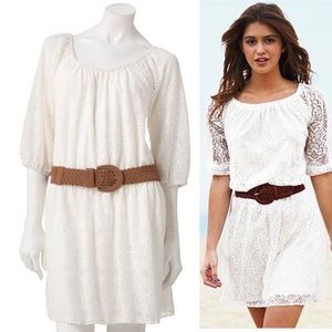 delia's Dresses - Delia's Crochet Lace Peasant Dress delia's Dresses - Delia's Crochet Lace Peasant Dress