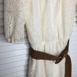 delia's Dresses - Delia's Crochet Lace Peasant Dress delia's Dresses - Delia's Crochet Lace Peasant Dress