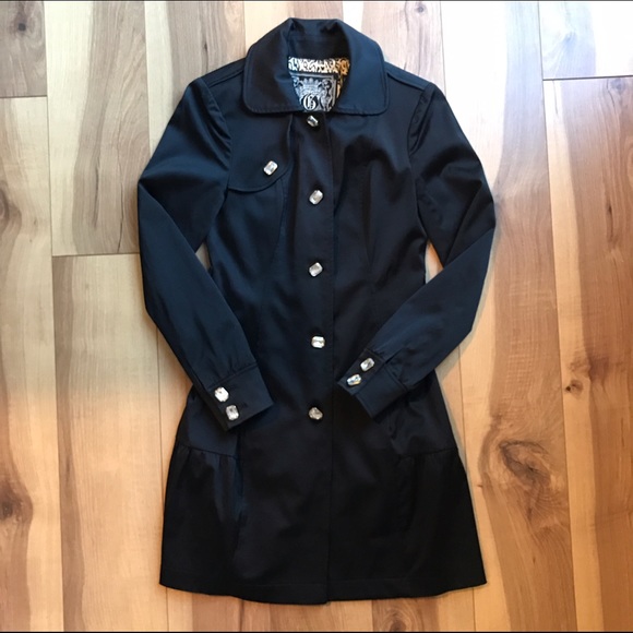 Guess Jackets & Blazers - -Guess- Stunning Black Trench Coat