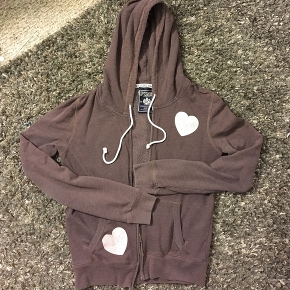 PINK zip up sweatshirt