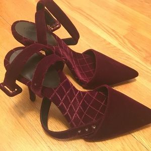 NWT Alexander Wang Deep Red Velvet Pumps Lovisa