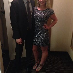 Adrianna Papell Beaded Dress