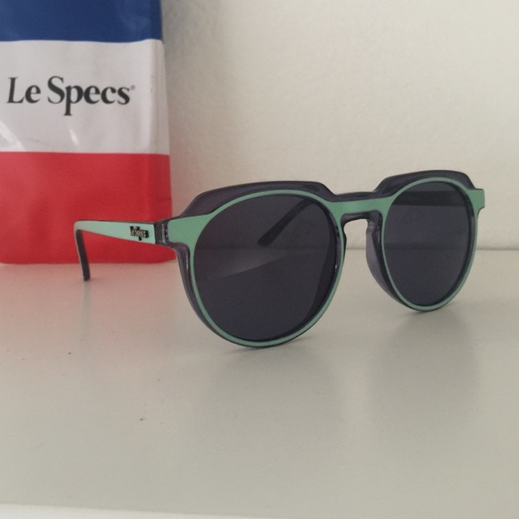 Le Specs blue and turquoise sunnies