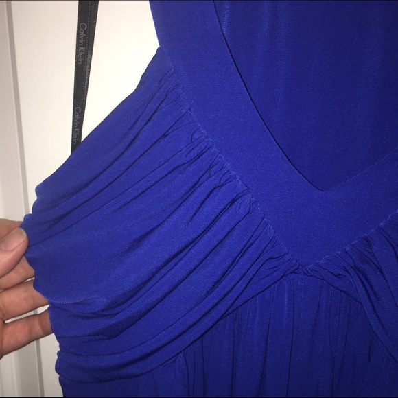 blue Calvin Klein dress sz 4 - Picture 2 of 4
