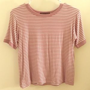 short sleeve striped top