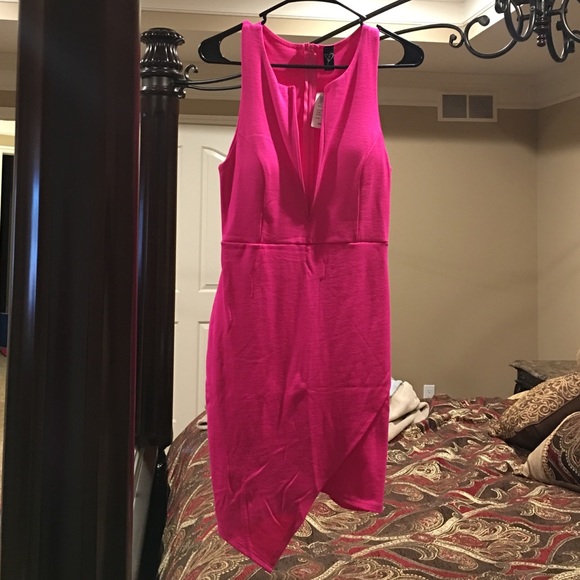 Windsor asymmetrical mini dress