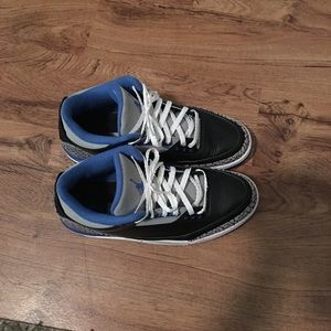 Men's Air Jordan Sport Blue 3's