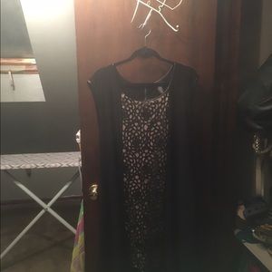 Sleeveless Laser Cut Sleeveless Dress