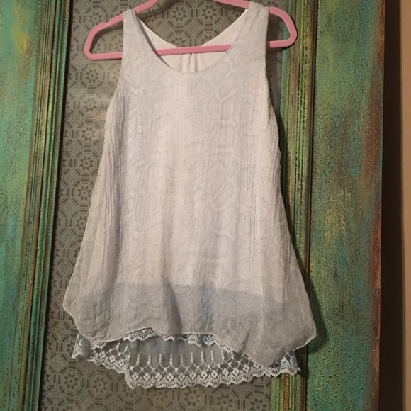Carla Conti Italian Silk sleeveless top Size sm