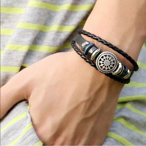 Leather Bracelet with Charms - Picture 3 of 3