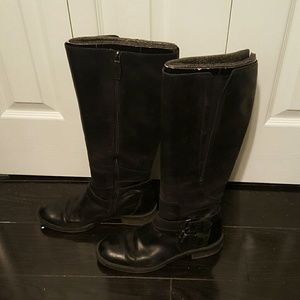 Black Enzo Angiolini wide calf boots size 8.5