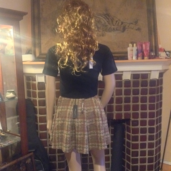 Romeo and Juliet plaid crop top set size M - Picture 2 of 3