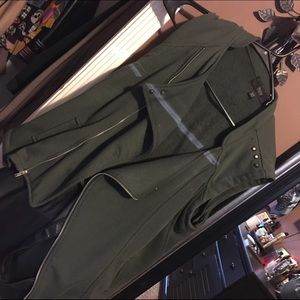 Dark olive vest sweater