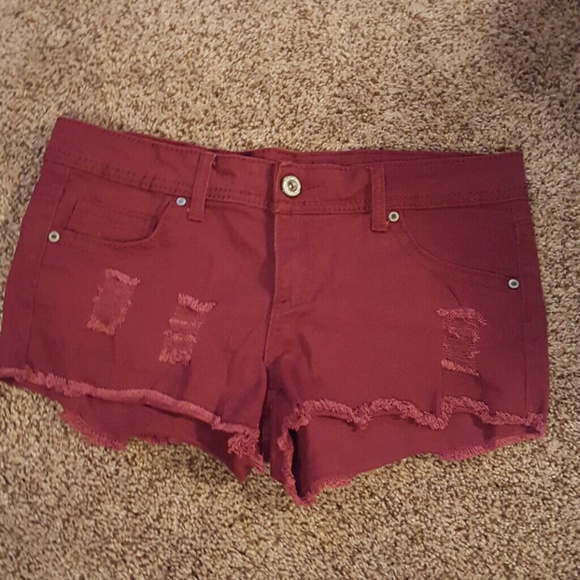 Blue asphalt jean shorts - Picture 1 of 2