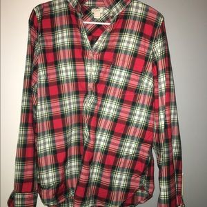 J.Crew Factory flannel tunic