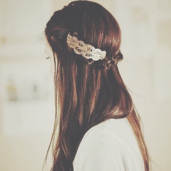 Gold Leaf Hair Pin