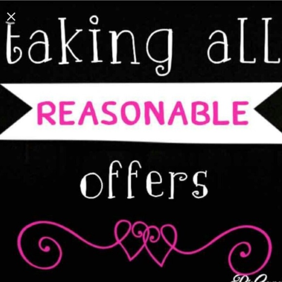 PLEASE be reasonable as most of my items are NWT.
